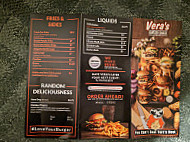 Vera's Burger Shack menu