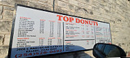 Top Donuts menu