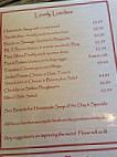 Cafe De La Post menu