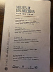 Toca Madera menu