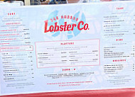 Harbor Lobster Co. menu