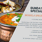 Moshla Spice Club menu