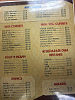 Sai Gruha Indian menu