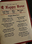 Red Lion Tavern menu