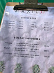 Maxico menu