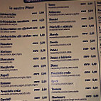 Atutta Pizza menu