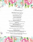 Presidential Caterers Wedding Event Venue menu