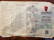 Chang's Bubble Tea Cafe menu