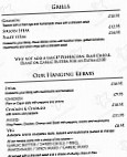 The Brasserie menu