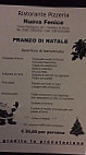Pizzeria Nuova Fenice menu