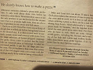 285 Pizza Pies menu