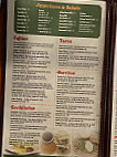 La Huerta Mexican menu