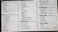 Tokyo Sushi menu