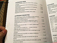 La Barra de César Anca menu
