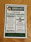 Sheridan's Irish Pub & Restaurant menu