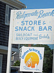 Ridgevale Beach Snack outside