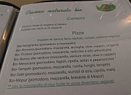 Alchimia Pizzeria Bio menu