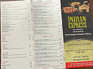Indian Express menu