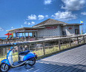 The Whale's Tail Beach Bar Grill outside