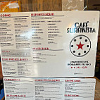 Cafe Surfinista menu