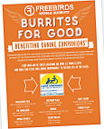 Freebirds World Burrito menu