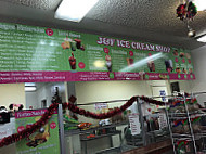 J F Ice Cream Shop inside