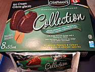 Chapman's Ice Cream menu