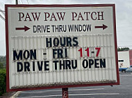 Paw Paw Patch outside