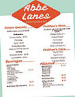 Abbe Lanes menu