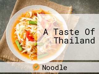 A Taste Of Thailand