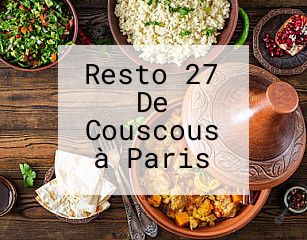 Resto 27 De Couscous à Paris