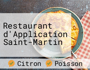 Restaurant d'Application Saint-Martin