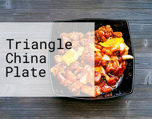 Triangle China Plate