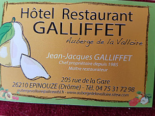 Hotel Restaurant Galliffet Auberge de la Valloire