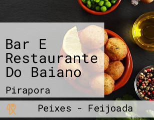 Bar E Restaurante Do Baiano