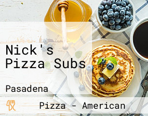Nick's Pizza Subs