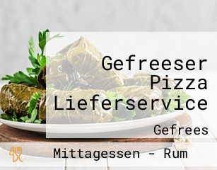 Gefreeser Pizza Lieferservice