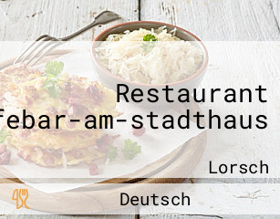 Restaurant Cafebar-am-stadthaus