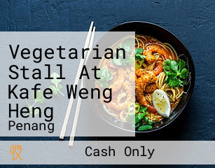 Vegetarian Stall At Kafe Weng Heng