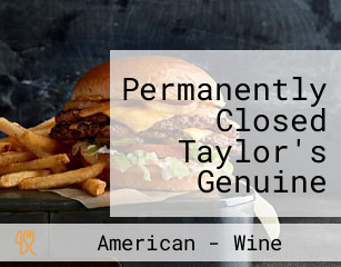 Taylor's Genuine Food And Wine Bar