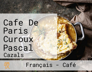 Cafe De Paris Curoux Pascal