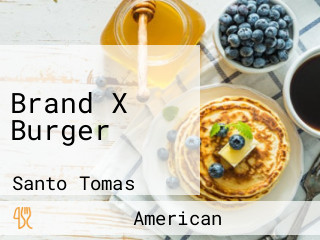 Brand X Burger