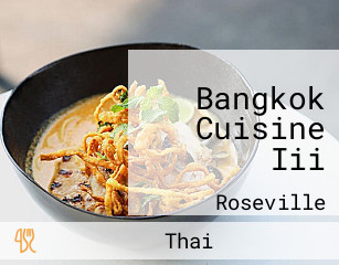 Bangkok Cuisine Iii