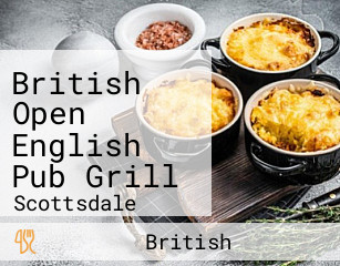 British Open English Pub Grill