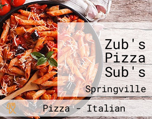 Zub's Pizza Sub's