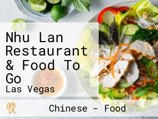 Nhu Lan Restaurant & Food To Go