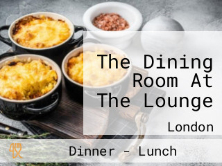 The Dining Room At The Lounge