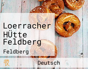 Loerracher HÜtte Feldberg