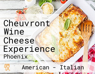Cheuvront Wine Cheese Experience