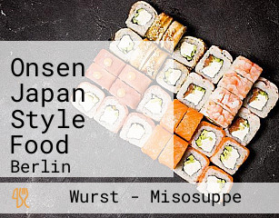 Onsen Japan Style Food